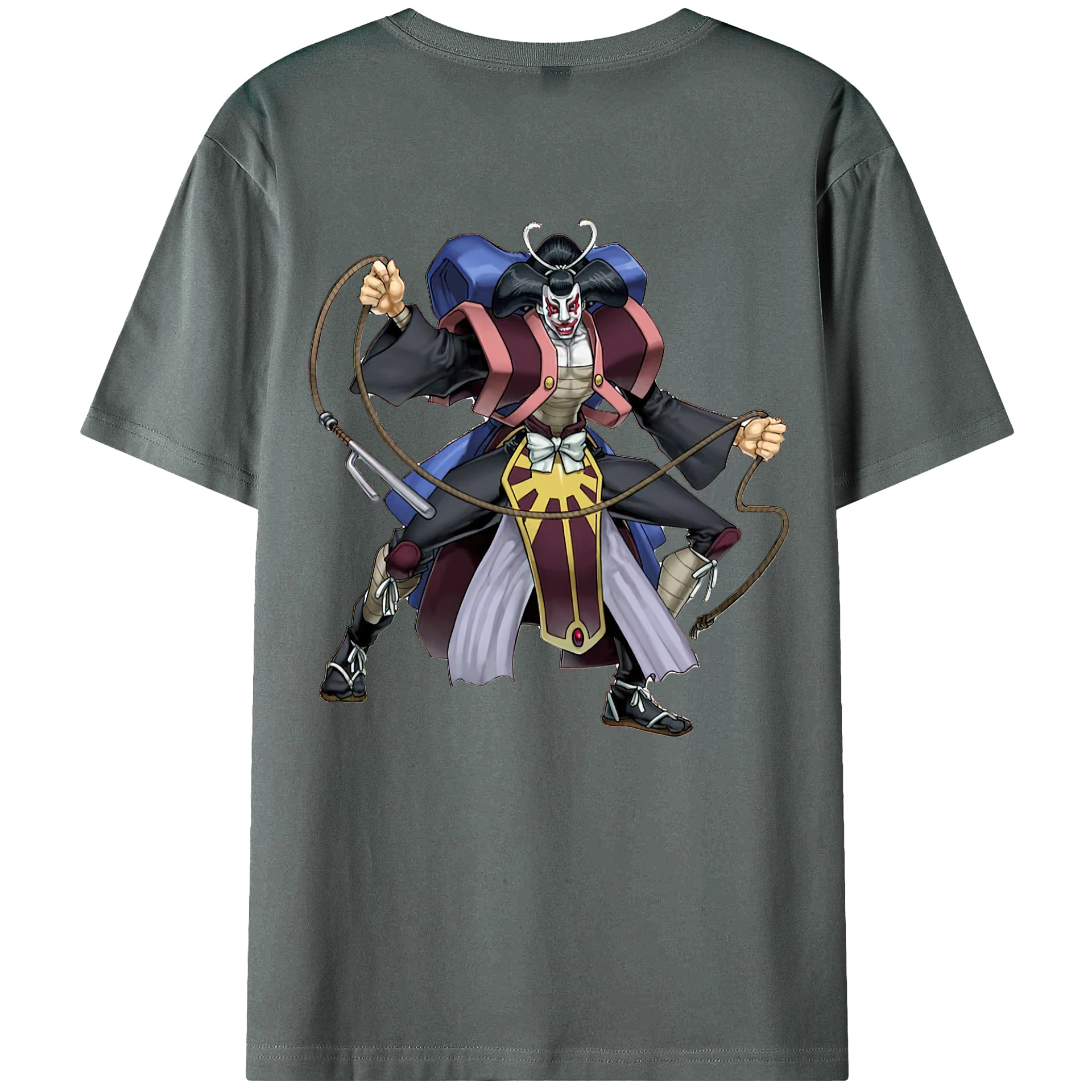 （画像用） 遊☆戯☆王 Yu-Gi-Oh! 綿100％ メンズ半袖Tシャツ（バックプリント） 通気性